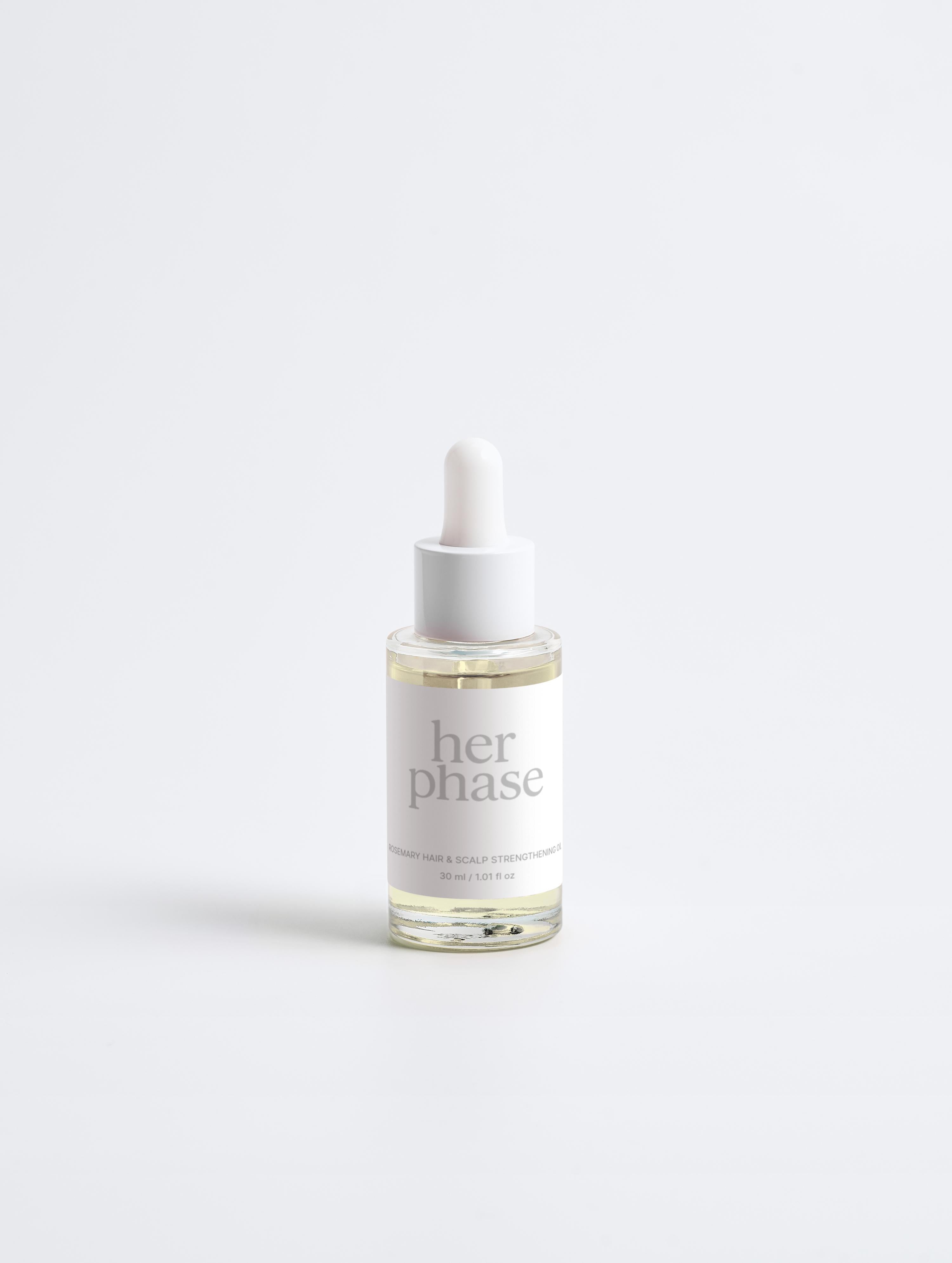 rosemary hair + scalp strengthening oil