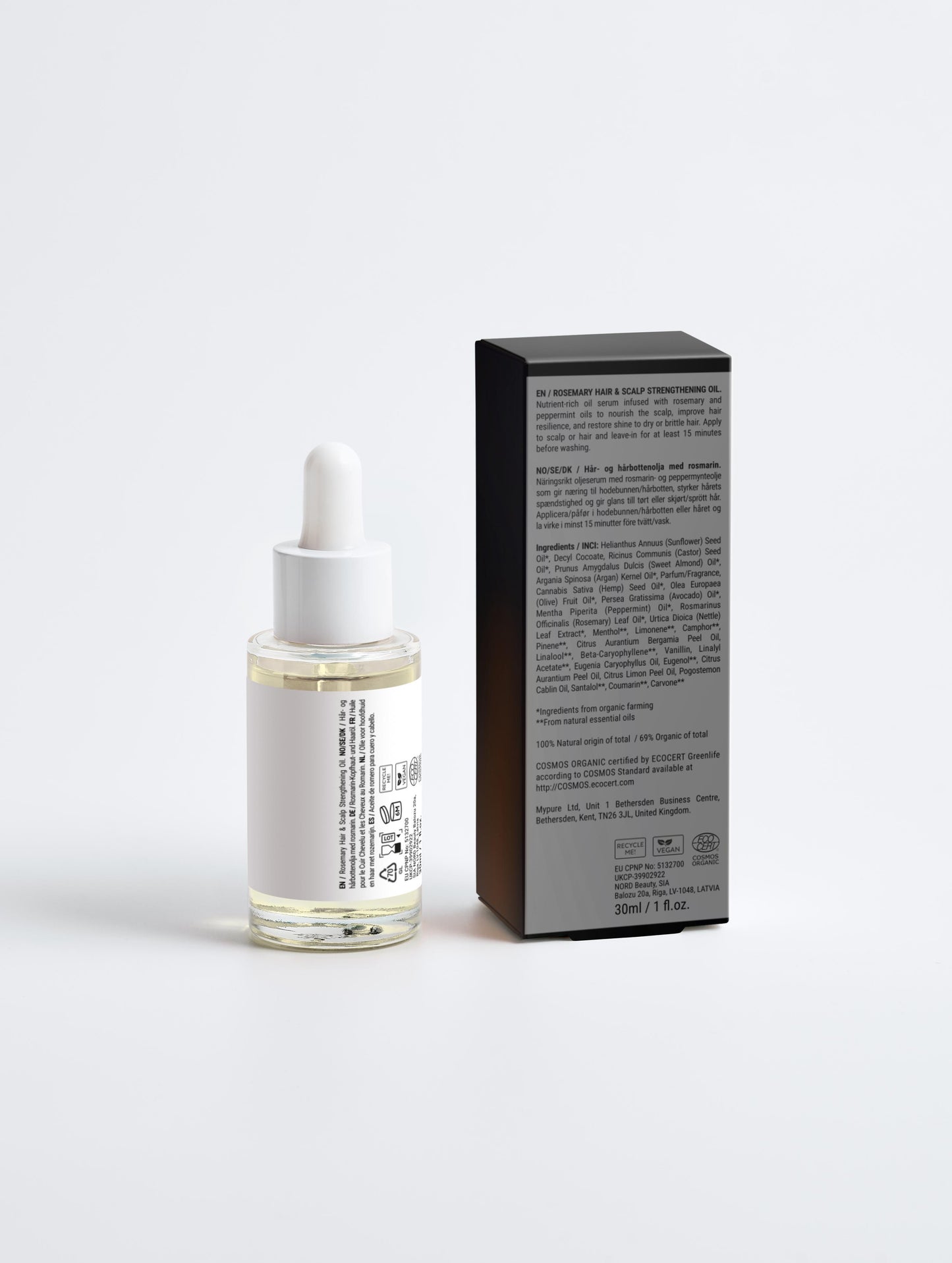 rosemary strengthening scalp oil, thinning midlife hair